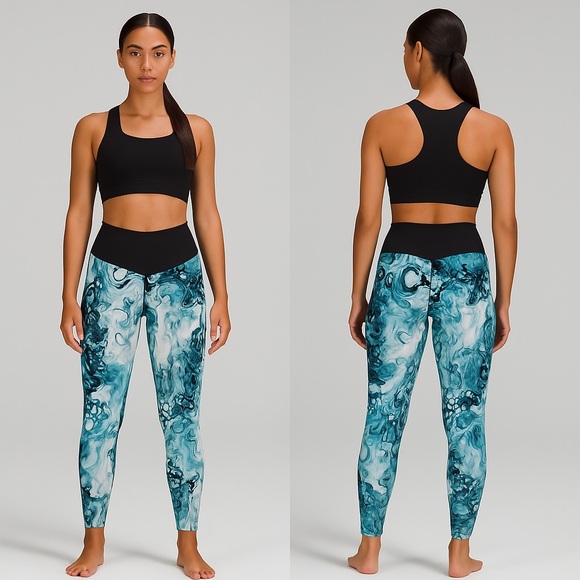 Stagmi Columbia Shapewear Marble Print Leggings - Picture 1 of 9